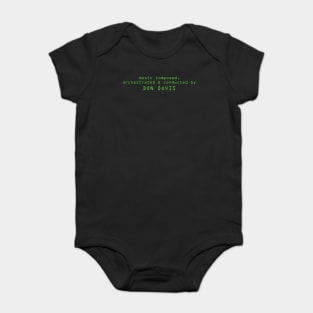 Music Composed by Don Davis Baby Bodysuit